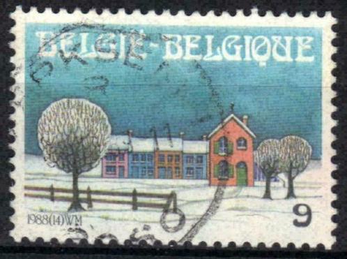 Belgie 1988 - Yvert/OBP 2307 - Kerstmis en Nieuwjaar (ST), Timbres & Monnaies, Timbres | Europe | Belgique, Affranchi, Noël, Envoi