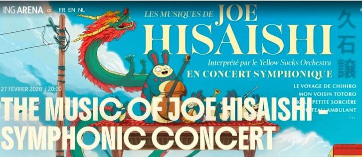 Les musiques de Joe Hisaishi le 27 février ING Arena, Tickets & Billets, Concerts | Pop, Deux personnes, Février