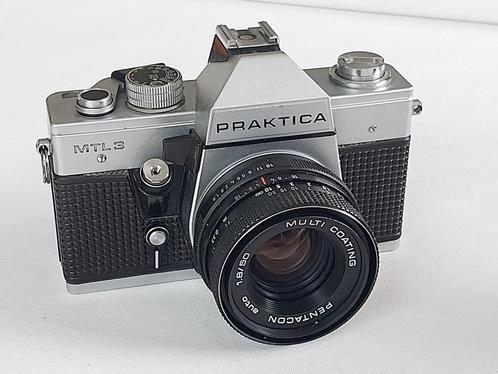 Praktica MTL3 met pentacon 50mm, Audio, Tv en Foto, Fotocamera's Analoog, Gebruikt, Spiegelreflex, Overige Merken, Ophalen of Verzenden