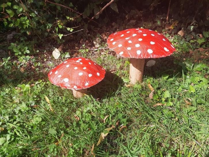 DECO Garden/betonnen paddenstoel, Antiek en Kunst, Curiosa en Brocante, Ophalen of Verzenden