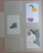 HUGO CLAUS / LOT 3 STUKS / ZINNEN & VRUCHTEN / KLEURLITHO, Enlèvement ou Envoi