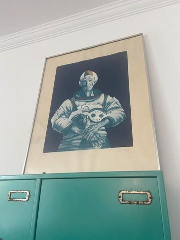 Lithografie jaren ‘70 beschikbaar voor biedingen