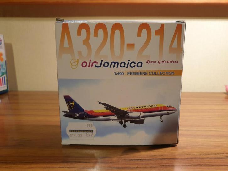 Air jamaica, Verzamelen, Luchtvaart en Vliegtuigspotten, Zo goed als nieuw, Schaalmodel, Ophalen of Verzenden
