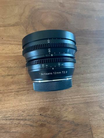 12mm T2.9 L-mount cine prime lens