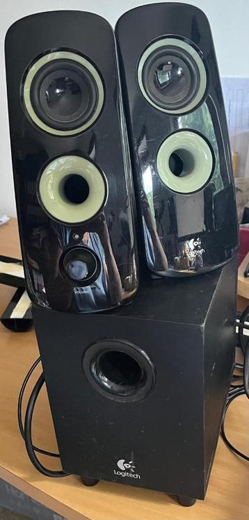 Enceintes Logitech Z323 2.1 – Très bon état, Enlèvement ou Envoi, Utilisé, Canal audio 2.1, Logitech