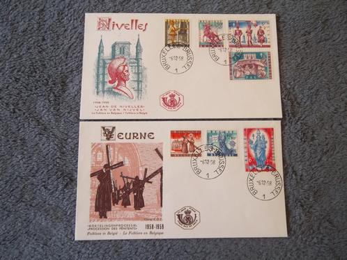 België OCB 1082/88 - First Day Covers - (F6), Postzegels en Munten, Postzegels | Europa | België, Gestempeld, 1e dag stempel, Ophalen of Verzenden