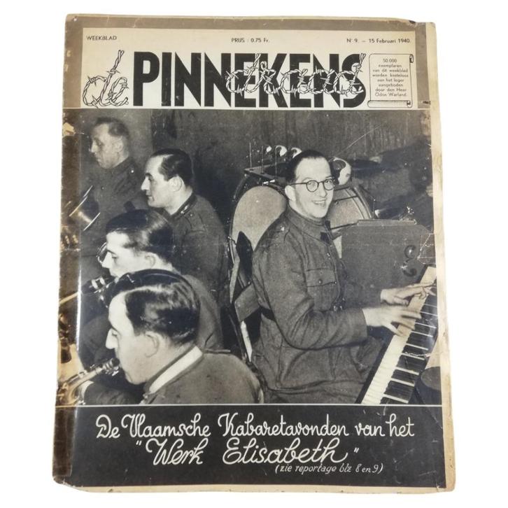 ABBL - de Pinnekensdraad - Nr. 9 15.02.1940, Verzamelen, Militaria | Tweede Wereldoorlog, Landmacht, Boek of Tijdschrift, Ophalen of Verzenden