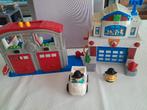 little tikes garages en brandweerkazerne en auto, Ophalen, Gebruikt