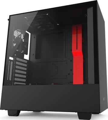 Boîtier PC NZXT H500i - Noir/Rouge, Enlèvement, Utilisé