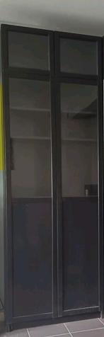 Vitrinekast/boekenkast met deuren, 50 tot 100 cm, Met deur(en), Glas, 25 tot 50 cm