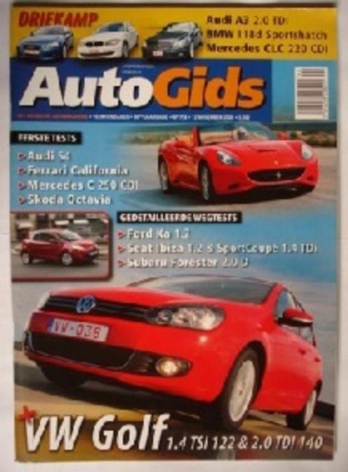 AutoGids 758 Ferrari California/Audi S4/VW Golf/Ford Ka, Livres, Autos | Brochures & Magazines, Comme neuf, Général, Envoi