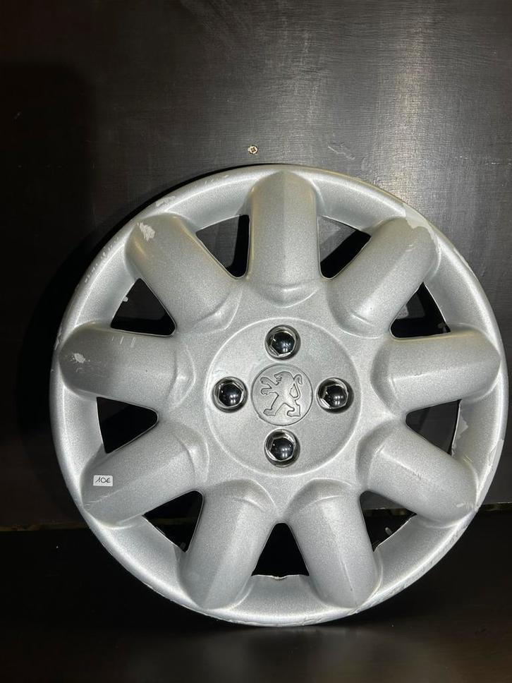 1 originele wieldop Peugeot 107,108,206 207, partner 14", Auto diversen, Wieldoppen, Gebruikt, Ophalen of Verzenden