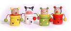 Houten tandendoosjes dieren 4 soorten, Kinderen en Baby's, Kraamcadeaus en Geboorteborden, Ophalen of Verzenden, Nieuw, Kraamcadeau