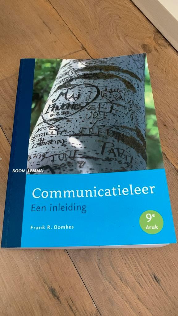 Frank R. Oomkes - Communicatieleer, Boeken, Studieboeken en Cursussen, Nieuw, Hoger Onderwijs, Ophalen of Verzenden