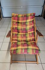 Chaise de jardin, Ophalen, Zo goed als nieuw, Hout