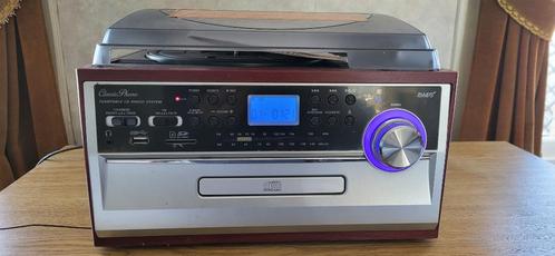 Lecteur CD/MP3 TCD-574 avec tourne-disque et USB/CD, TV, Hi-fi & Vidéo, Tourne-disques, Neuf, Tourne-disque, Autres marques, Connexion USB