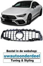 Sport Grill Hoogglans Zwart Chrome Amg GT Look Voor CLA C118, Auto diversen, Tuning en Styling, Verzenden