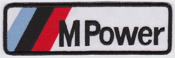 BMW M Power stoffen opstrijk patch embleem #3, Verzamelen, Automerken, Motoren en Formule 1, Nieuw, Verzenden