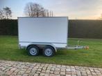 Gesloten aanhangwagen dubbelas 750kg, Ophalen, Zo goed als nieuw