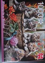 puzzle chats, Enlèvement ou Envoi, 500 à 1500 pièces, Comme neuf, Puzzle