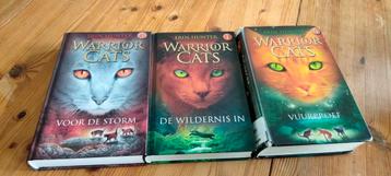 3 boeken van Erin Hunter - Warrior Cats beschikbaar voor biedingen