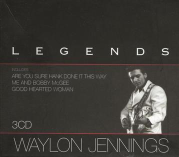 2133 - WAYLON JENNINGS - LEGENDS - 3CD/BOX - NIEUW beschikbaar voor biedingen