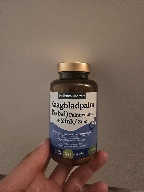 Nieuw – Holland & Barrett Zaagbladpalm + Zink (Saw Palmetto), Sport en Fitness, Gezondheidsproducten en Wellness, Zo goed als nieuw