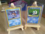 Pokémon squirtle & dark wartortle - first edition, Ophalen of Verzenden, Gebruikt, Losse kaart