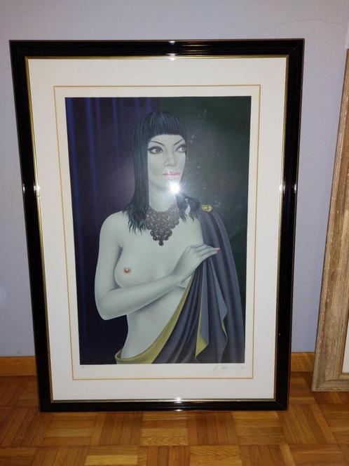 Felix Labisse Nu avec une Cap Epreuve D'Artiste, Antiek en Kunst, Kunst | Schilderijen | Modern, Ophalen of Verzenden