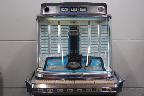 Rock Ola 1478 Tempo 2 Jukebox, Collections, Machines | Jukebox, Utilisé, Rock Ola, 1950 à 1960, Avec singles, Enlèvement ou Envoi
