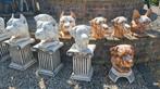 Betonnen honden koppen, promo, Jardin & Terrasse, Statues de jardin, Enlèvement, Neuf, Béton, Animal