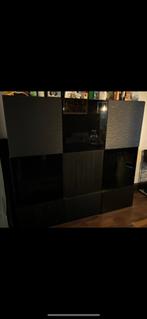 Besta opbergkast + tv kast en uitschuifbare tafel, Met hangruimte, Gebruikt, Ophalen
