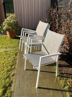 4 Tuinstoelen Bristol, Tuin en Terras, Tuinstoelen, Ophalen, Gebruikt, Metaal, Stapelbaar