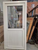 PVC achterdeur, Doe-het-zelf en Bouw, Deuren en Vliegenramen, Ophalen, Kunststof, 80 tot 100 cm, 200 tot 215 cm