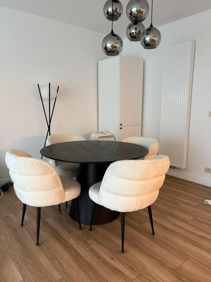 Set van 4 stoelen, Huis en Inrichting, Stoelen, Zo goed als nieuw, Vier, Wit, Ophalen