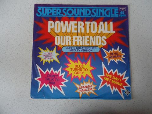 Maxi Single "Power To All Our Friends" Cliff's Greatest Hits, Cd's en Dvd's, Vinyl | Pop, Gebruikt, 1980 tot 2000, 12 inch, Ophalen of Verzenden