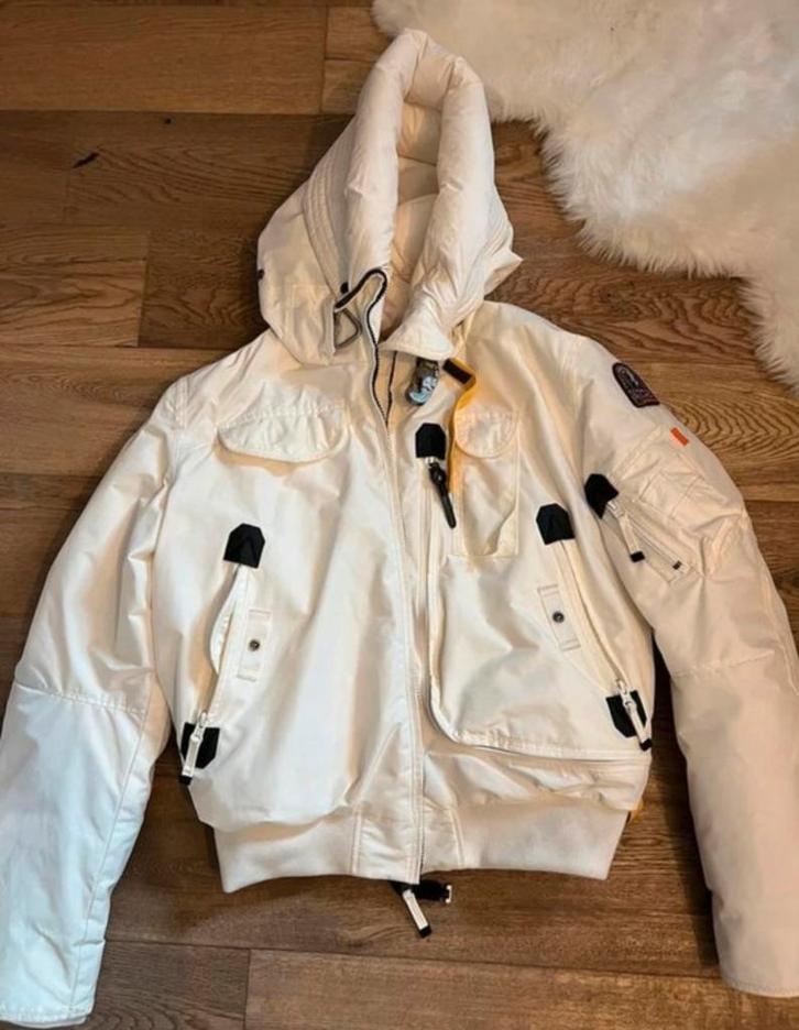 Parajumper wit winter jas, Kleding | Dames, Jassen | Zomer, Zo goed als nieuw, Maat 42/44 (L), Wit, Ophalen