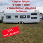 Caravan Tabbert papieren 7 slaapplaatsen stacaravan camping, Rondzit, Tabbert, Bedrijf, Meer dan 6