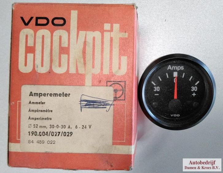 Amperemeter VDO, Auto-onderdelen, Dashboard en Schakelaars, Nieuw, Ophalen of Verzenden
