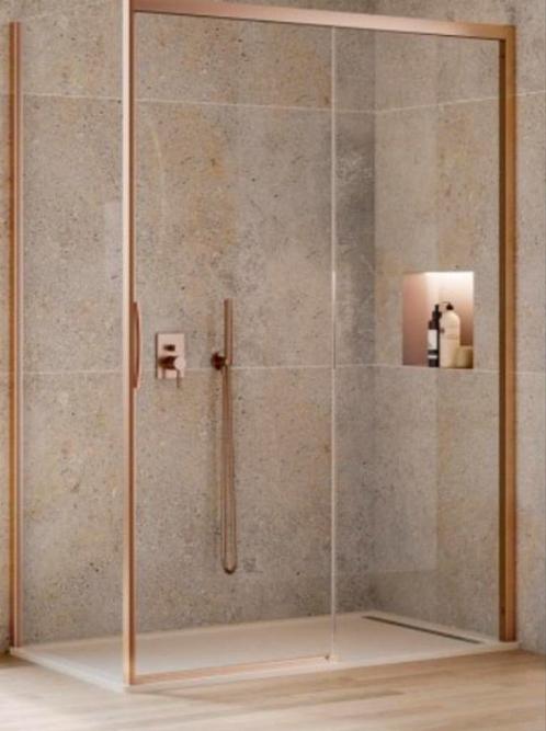 Duka Natura 4000 2-delige schuifdeur 120x120 en zijwand, Huis en Inrichting, Badkamer | Complete badkamers, Nieuw, Ophalen