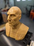 Star Trek buste  Capt. Jean Luc Picard, Hobby en Vrije tijd, Ophalen, Nieuw, Groter dan 1:35, Figuur of Figuren