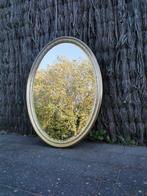 Vintage ovale spiegel Deknudt jaren 60, Huis en Inrichting, Woonaccessoires | Spiegels, Gebruikt, Ophalen of Verzenden
