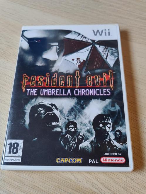 Resident Evil Umbrella Chronicles - Nintendo Wii, Games en Spelcomputers, Games | Nintendo Wii, Zo goed als nieuw, Avontuur en Actie