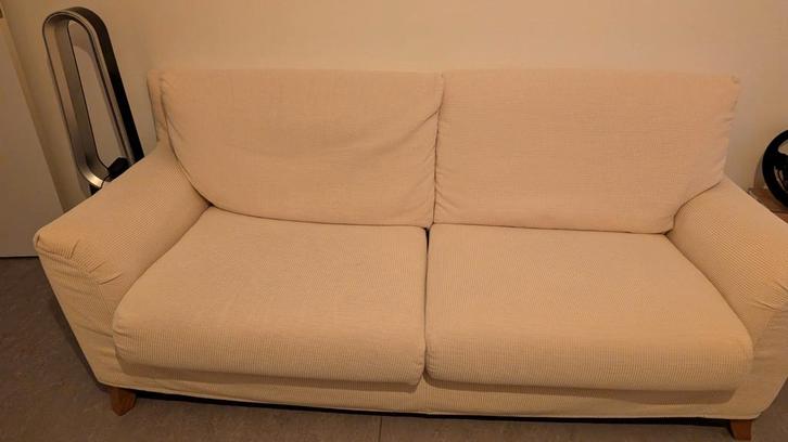 Canapé, Maison & Meubles, Canapés | Salons, Utilisé, Bois, Tissus, Enlèvement