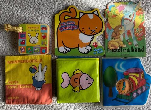 Babyboekjes 6 stuks pakket 17, Livres, Livres pour enfants | 0 an et plus, Utilisé, 6 à 12 mois, Livre à déplier, à toucher ou à découvrir