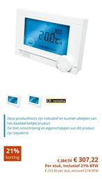 Remeha klok thermostaat nieuw, Doe-het-zelf en Bouw, Ophalen of Verzenden, Zo goed als nieuw