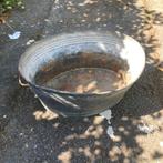 Grote zinken bad kuip teil bloembak, Tuin en Terras, Ophalen, Gebruikt, Metaal