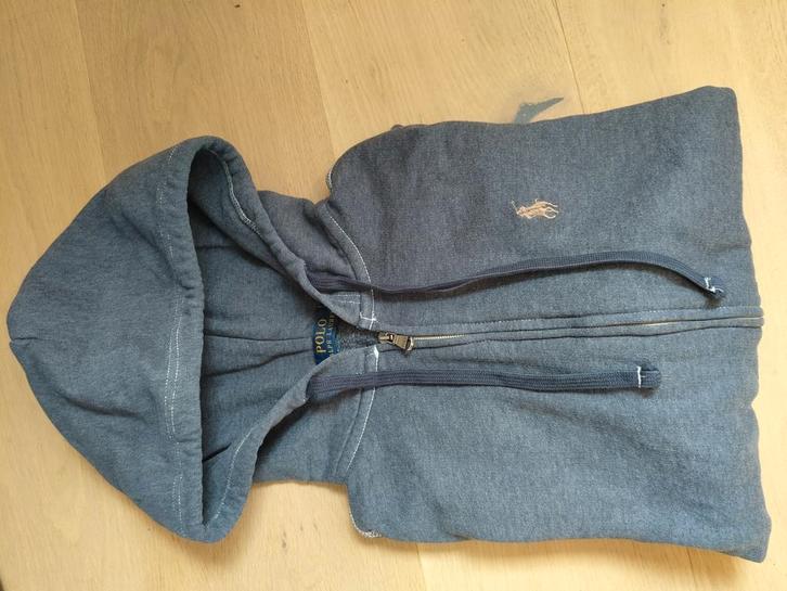 Ralph Lauren grijze XS hoodie met ritssluiting voor heren en, Kleding | Heren, Truien en Vesten, Zo goed als nieuw, Maat 46 (S) of kleiner
