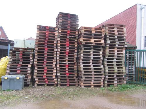 Gebruikte Europallets en Blokpallets € 3,50 excl., Doe-het-zelf en Bouw, Hout en Planken, Gebruikt, Pallet, Overige houtsoorten