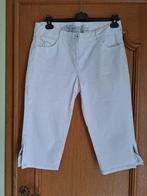 Pantacourt blanc taille 40, Kleding | Dames, Broeken en Pantalons, Zo goed als nieuw, Driekwart, Ophalen, Maat 38/40 (M)